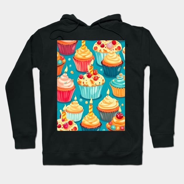 Birthday Celebration Hoodie by SusannesArtShop